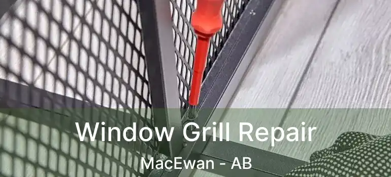  Window Grill Repair MacEwan - AB