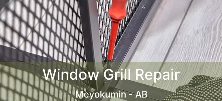  Window Grill Repair Meyokumin - AB