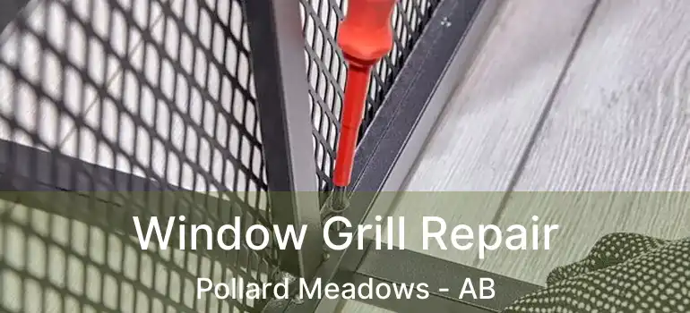  Window Grill Repair Pollard Meadows - AB