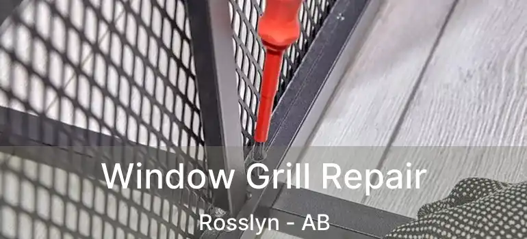  Window Grill Repair Rosslyn - AB