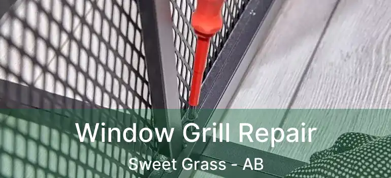  Window Grill Repair Sweet Grass - AB