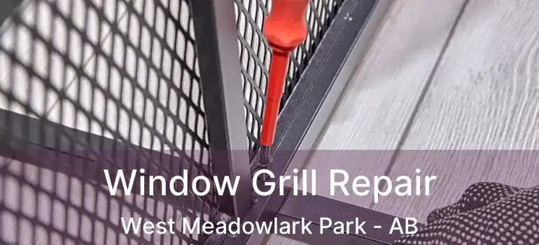  Window Grill Repair West Meadowlark Park - AB
