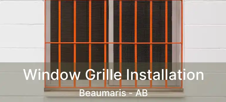  Window Grille Installation Beaumaris - AB