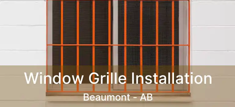  Window Grille Installation Beaumont - AB