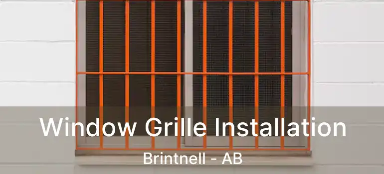  Window Grille Installation Brintnell - AB