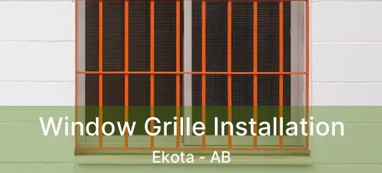  Window Grille Installation Ekota - AB