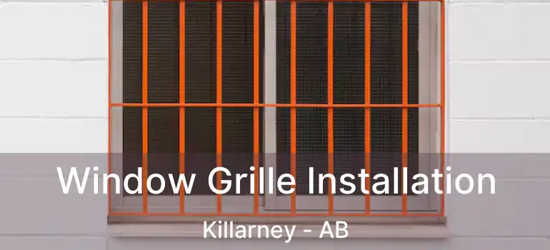 Window Grille Installation Killarney - AB