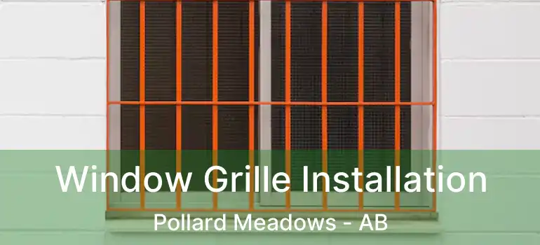  Window Grille Installation Pollard Meadows - AB