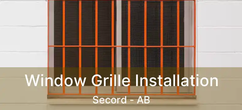  Window Grille Installation Secord - AB
