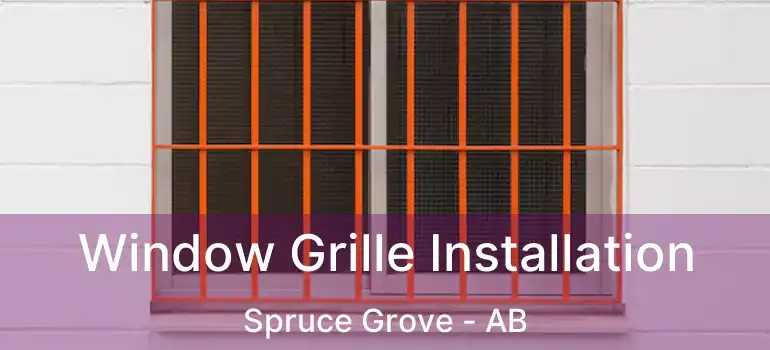  Window Grille Installation Spruce Grove - AB