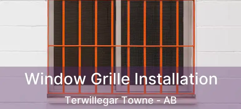  Window Grille Installation Terwillegar Towne - AB