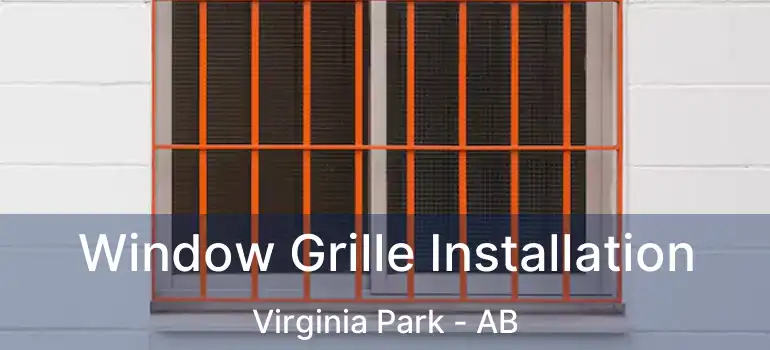  Window Grille Installation Virginia Park - AB