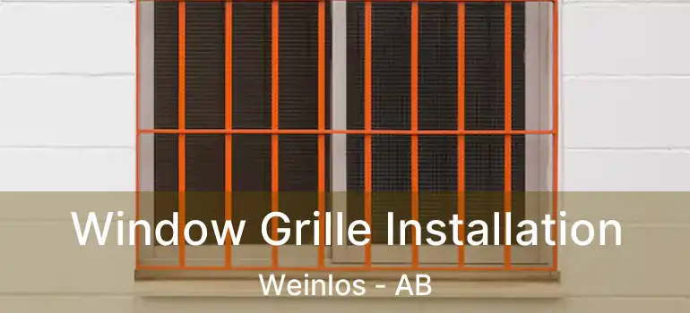  Window Grille Installation Weinlos - AB