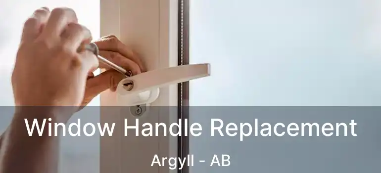  Window Handle Replacement Argyll - AB