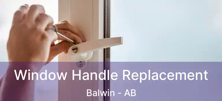  Window Handle Replacement Balwin - AB