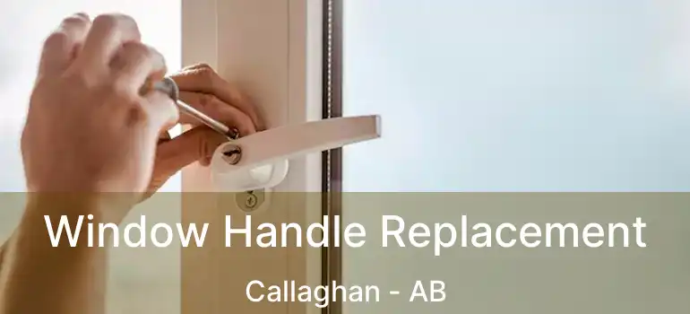  Window Handle Replacement Callaghan - AB