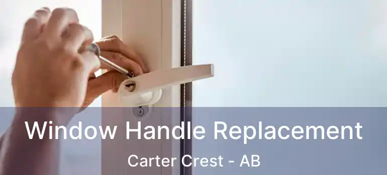  Window Handle Replacement Carter Crest - AB