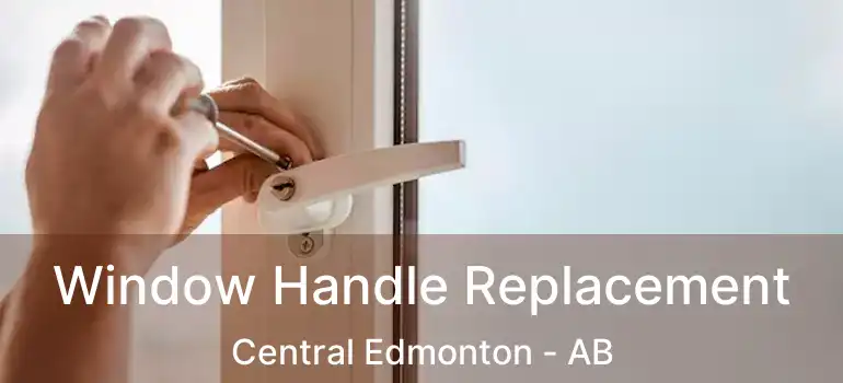  Window Handle Replacement Central Edmonton - AB