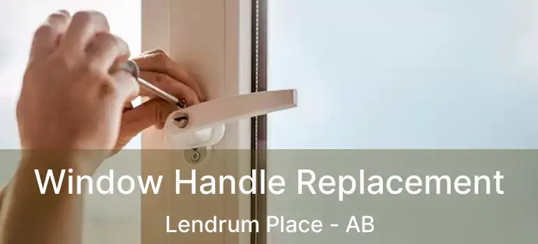  Window Handle Replacement Lendrum Place - AB