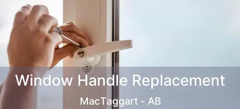  Window Handle Replacement MacTaggart - AB