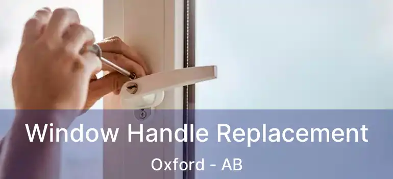  Window Handle Replacement Oxford - AB
