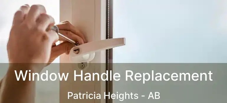  Window Handle Replacement Patricia Heights - AB