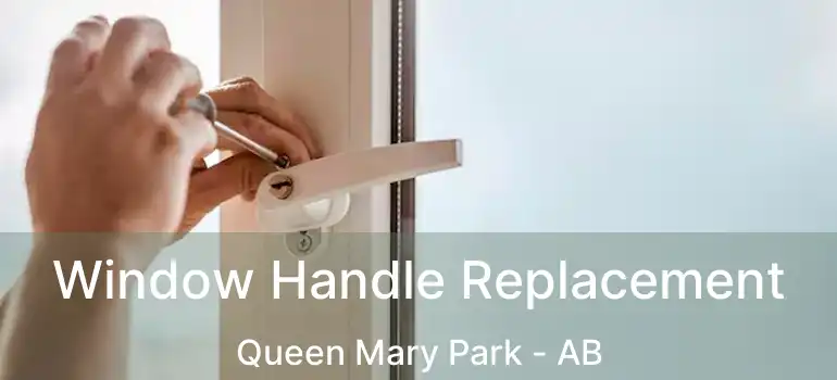  Window Handle Replacement Queen Mary Park - AB