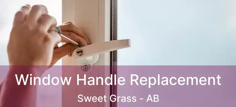  Window Handle Replacement Sweet Grass - AB