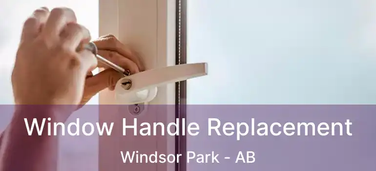  Window Handle Replacement Windsor Park - AB