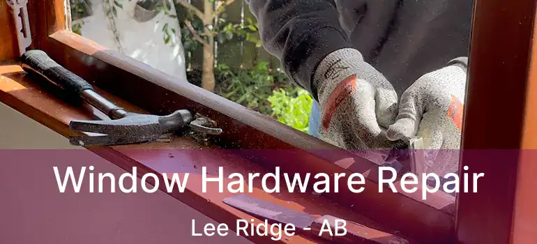  Window Hardware Repair Lee Ridge - AB