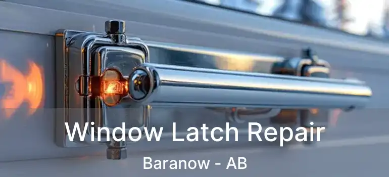  Window Latch Repair Baranow - AB