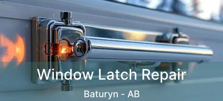  Window Latch Repair Baturyn - AB