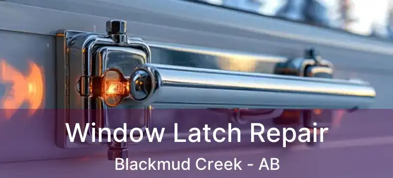  Window Latch Repair Blackmud Creek - AB