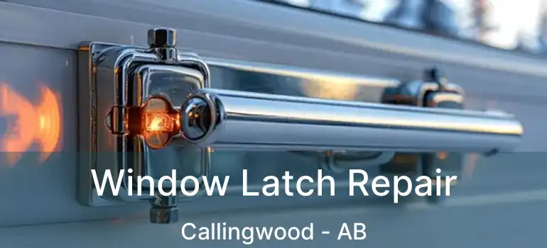  Window Latch Repair Callingwood - AB