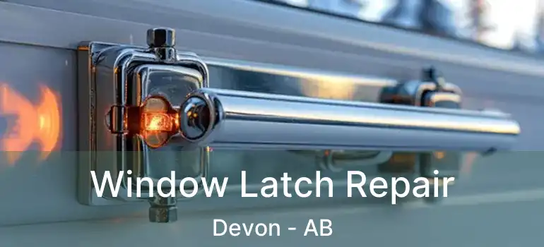  Window Latch Repair Devon - AB