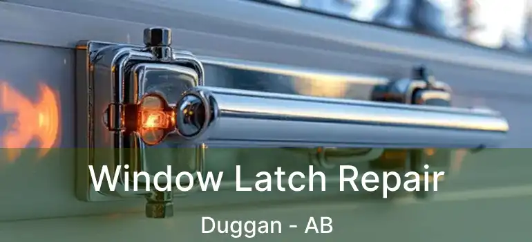  Window Latch Repair Duggan - AB