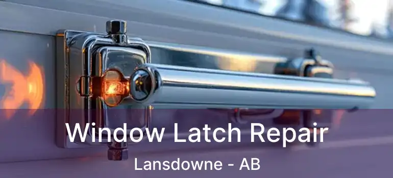 Window Latch Repair Lansdowne - AB