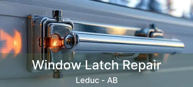  Window Latch Repair Leduc - AB