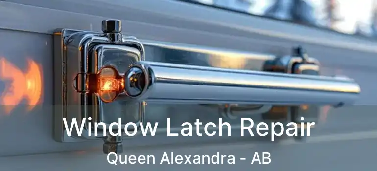  Window Latch Repair Queen Alexandra - AB