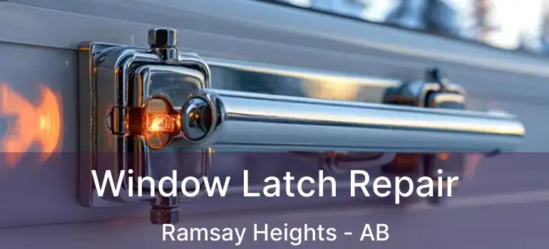 Window Latch Repair Ramsay Heights - AB
