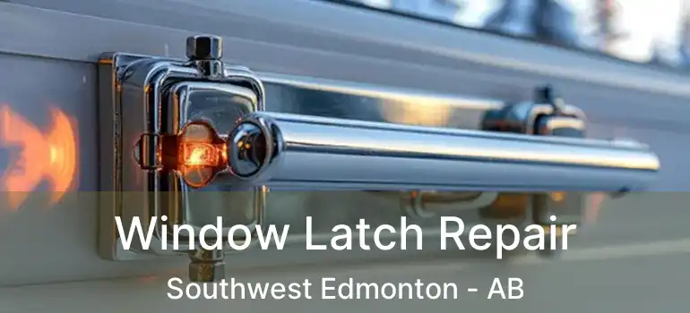  Window Latch Repair Southwest Edmonton - AB