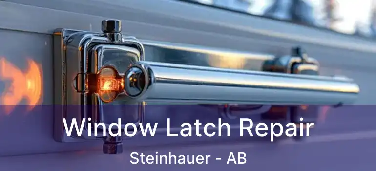  Window Latch Repair Steinhauer - AB