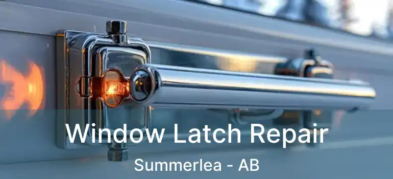  Window Latch Repair Summerlea - AB