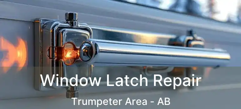  Window Latch Repair Trumpeter Area - AB
