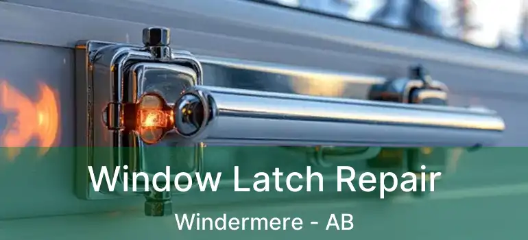  Window Latch Repair Windermere - AB