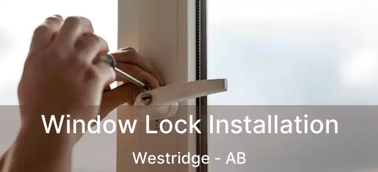  Window Lock Installation Westridge - AB