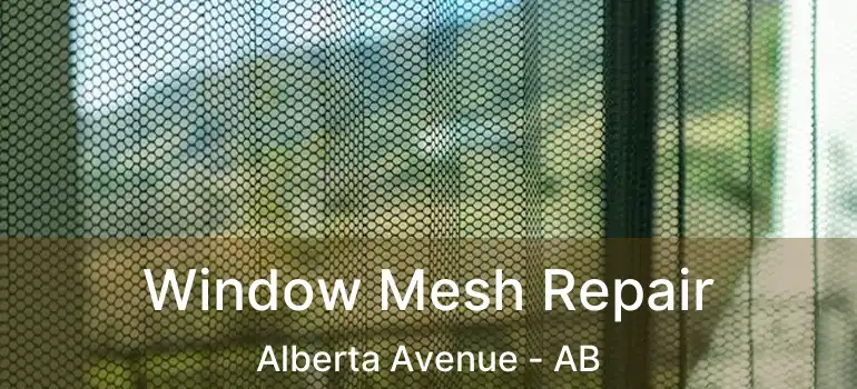  Window Mesh Repair Alberta Avenue - AB