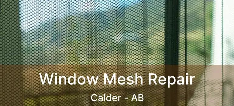  Window Mesh Repair Calder - AB