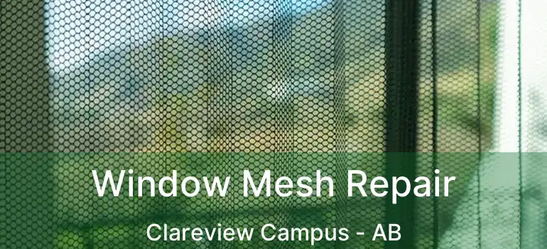  Window Mesh Repair Clareview Campus - AB