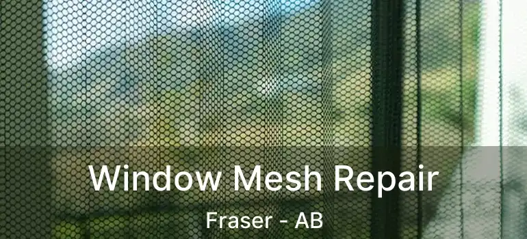  Window Mesh Repair Fraser - AB